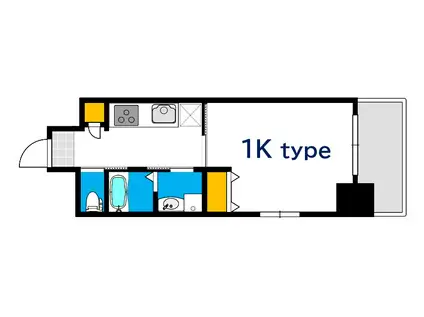 ORIENT BLD NO123(1K/18階)の間取り写真