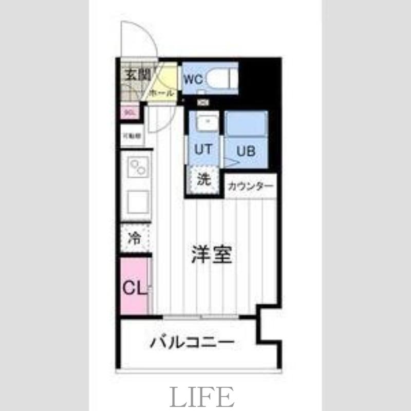 ASTER N13(1K/4階)の間取り写真