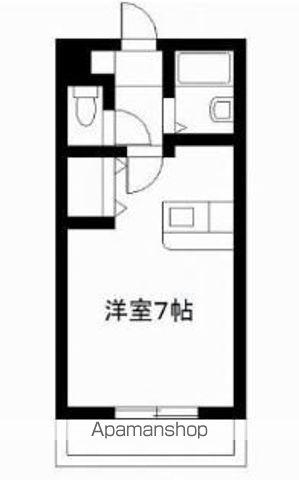 エレガンスメゾンI(ワンルーム/2階)の間取り写真