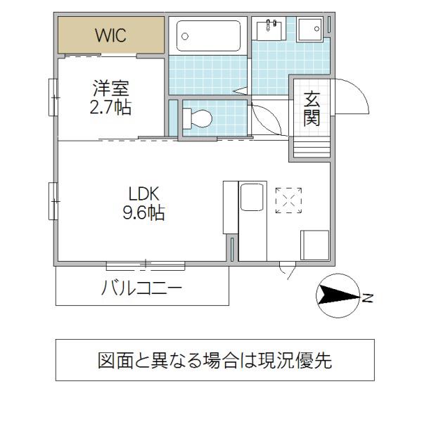 ダイシエル(1LDK/2階)の間取り写真