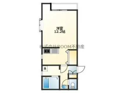 フランボワーズ(ワンルーム/2階)の間取り写真