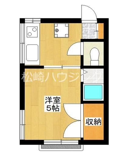 アメニティ中野坂上(1K/1階)の間取り写真