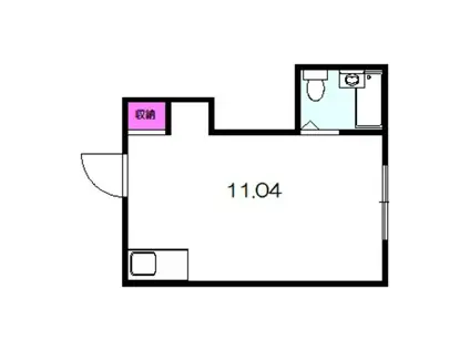 NORE大宮(ワンルーム/6階)の間取り写真