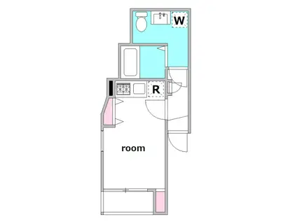 FERIO西蒲田(ワンルーム/2階)の間取り写真