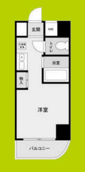 LAKIAMAISON弁天町(ワンルーム/5階)の間取り写真