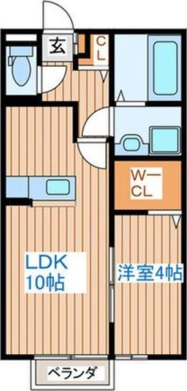 シャルマンコート杜A(1LDK/1階)の間取り写真