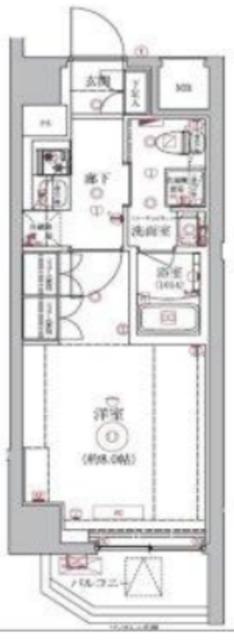 VERXEED HIGASHIJUJO TWIN′S A(1K/1階)の間取り写真