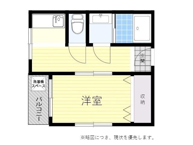 日豊ビル(1K/3階)の間取り写真