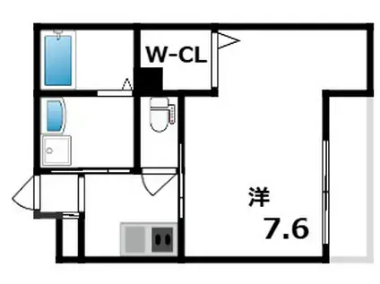 DAISYOU HEIGHTS(1K/3階)の間取り写真