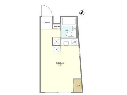 エストラルゴ渋谷(ワンルーム/3階)の間取り写真