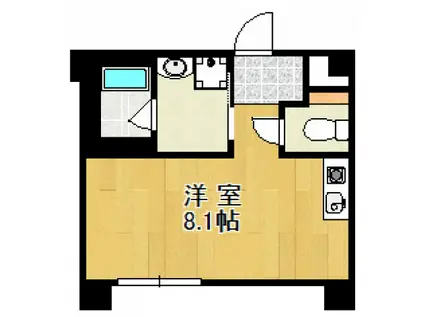 NOKOII(ワンルーム/7階)の間取り写真