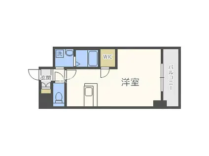 TKM KOHAMA(ワンルーム/4階)の間取り写真