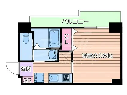 QUINTET JOTONOE(1K/4階)の間取り写真