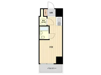 ライオンズマンション九段第二(ワンルーム/7階)の間取り写真