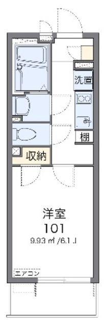 クレイノフラーズ アント ルポ(1K/3階)の間取り写真