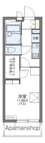 レオパレス安住(1K/1階)の間取り写真