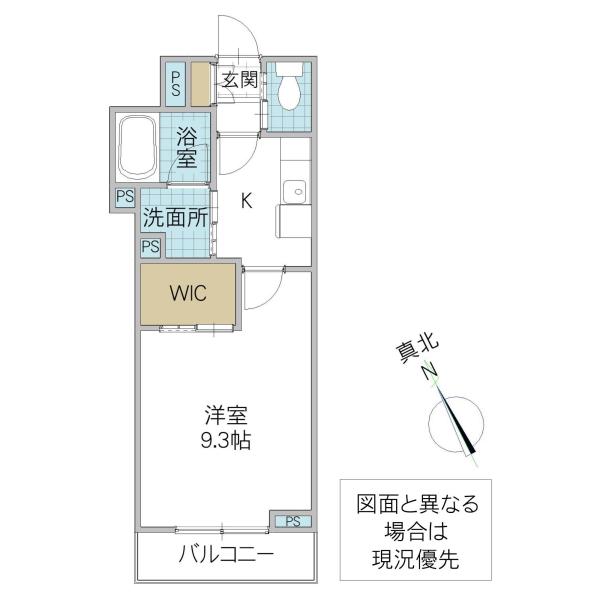 HALE LUANA(1K/1階)の間取り写真
