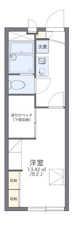 レオパレス東豊田Ⅰ(1K/2階)の間取り写真