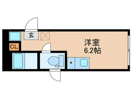板橋区氷川町計画(ワンルーム/3階)の間取り写真