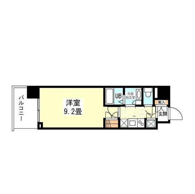 エーエス日暮里(1K/4階)の間取り写真