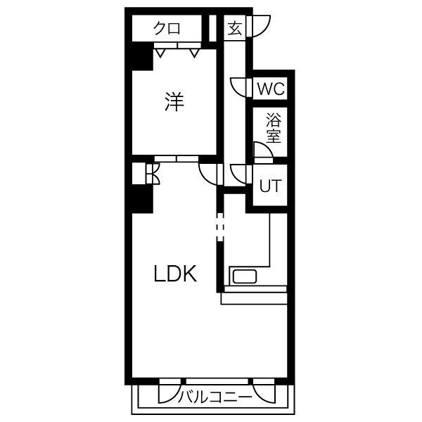 プラザ85(1LDK/2階)の間取り写真