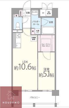 CASA VERDE (1LDK/2階)の間取り写真