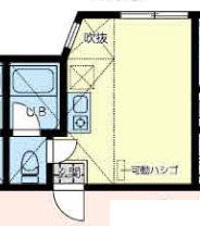 ユナイト根岸アンドレッティー(ワンルーム/1階)の間取り写真