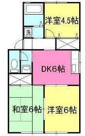 オレンジハイム(3DK/1階)の間取り写真