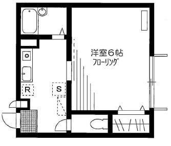 KSHOUSE(1K/1階)の間取り写真