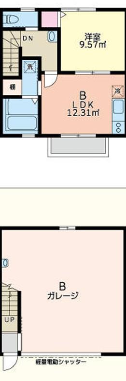 表丹沢SAKURABASE(1DK/1階)の間取り写真