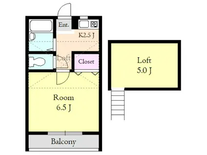 EXCEL SAYAMA(1K/1階)の間取り写真