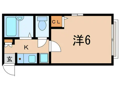 ホームポート西池袋(1K/1階)の間取り写真