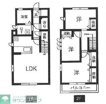 セゾンフローラ(3LDK/1階)の間取り写真