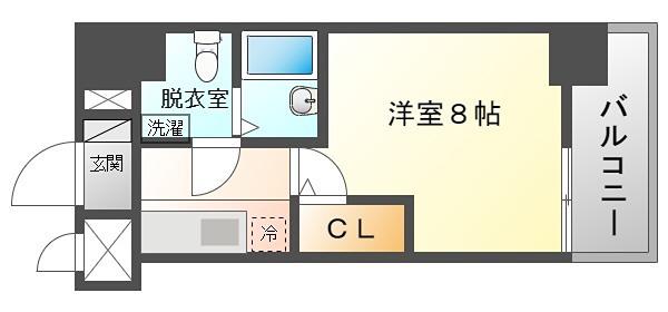 フェニックス八王子弐番館(1K/7階)の間取り写真