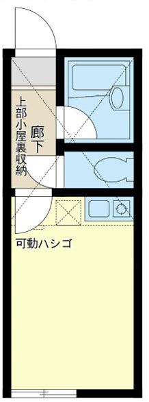 ソラシア(ワンルーム/2階)の間取り写真