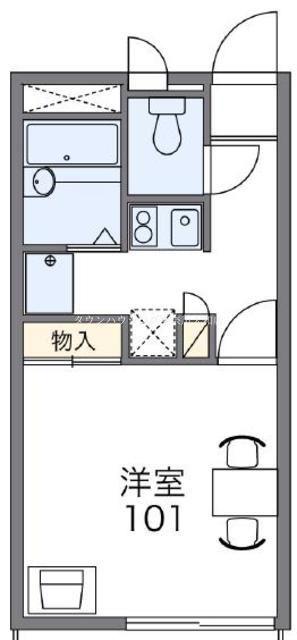 レオパレス南林間第1(1K/2階)の間取り写真