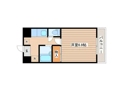 ベターアール桜(1K/2階)の間取り写真