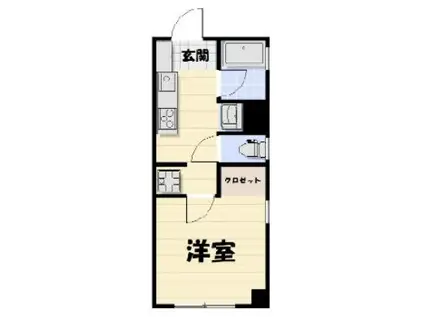 LIKE本町(1K/2階)の間取り写真