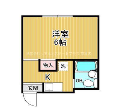 COLORS南草津 I(1K/2階)の間取り写真
