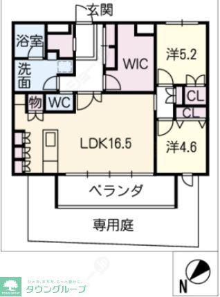 MOTHER(2SLDK/1階)の間取り写真