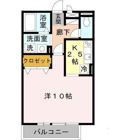 SEJOUROONISHI(ワンルーム/3階)の間取り写真