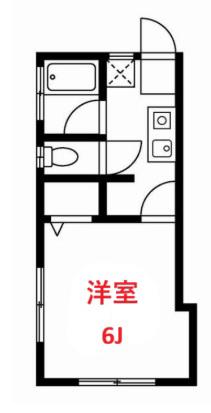 桜井アパート(1K/2階)の間取り写真
