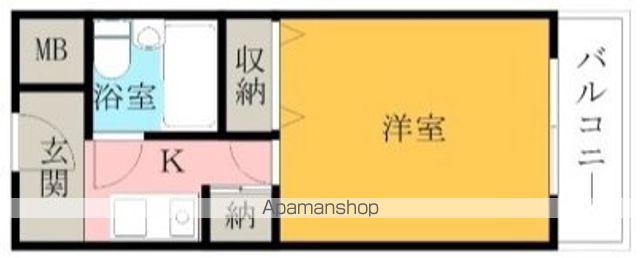 ヤマイチ下松弐番館(1K/1階)の間取り写真