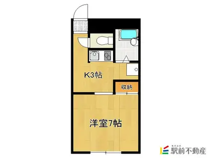 レオパレス本庄(1K/2階)の間取り写真