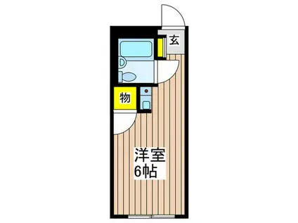 南第一ビル(ワンルーム/3階)の間取り写真