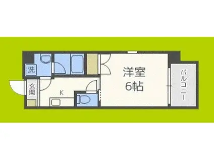 PROSP(1K/7階)の間取り写真