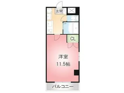 アルシオーネI(1LDK/2階)の間取り写真