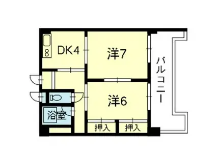 ピュアセラピー水道町(1LDK/6階)の間取り写真