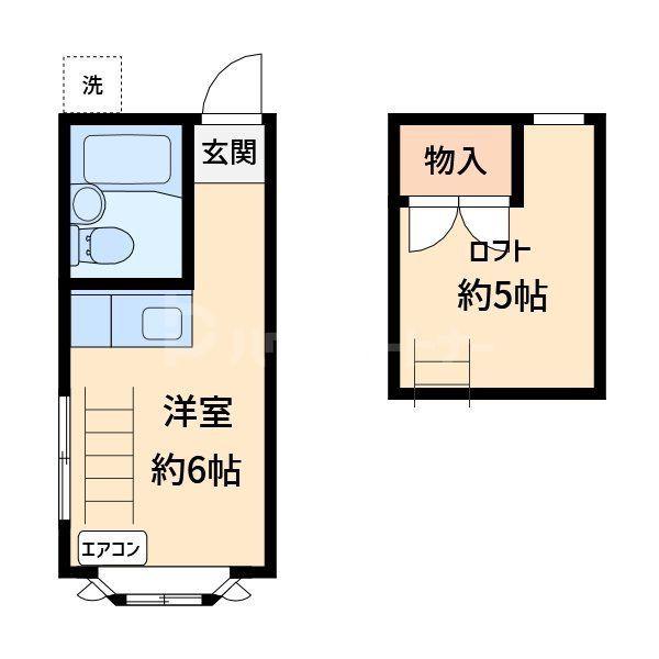 リブレ西新小岩(ワンルーム/1階)の間取り写真