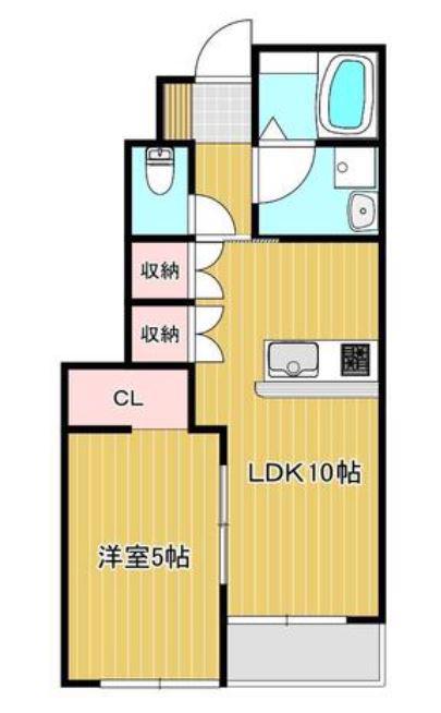 MYESTATE 旭本町 西棟 103(1LDK/1階)の間取り写真